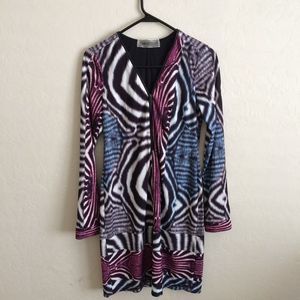 Yoana Baraschi Striped Long Sleeve Dress